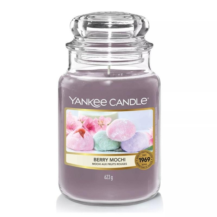 Yankee Candle Classic Large Berry Mochi 623g in the group BEAUTY & HEALTH / Fragrance & Perfume / Other fragrances / Scented candles at TP E-commerce Nordic AB (C11192)