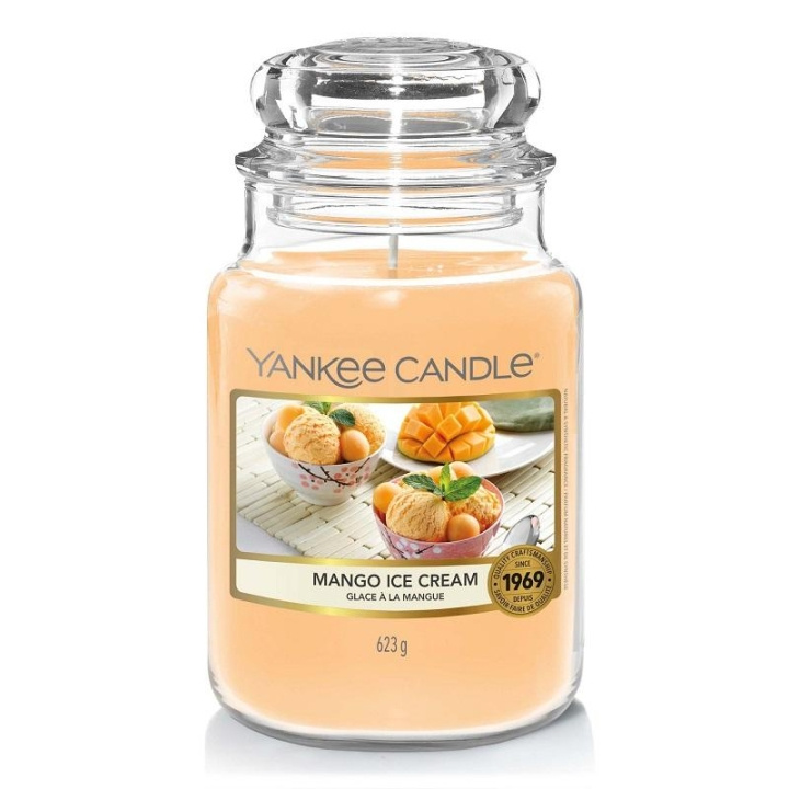 Yankee Candle Classic Large Mango Ice Cream 623g in the group BEAUTY & HEALTH / Fragrance & Perfume / Other fragrances / Scented candles at TP E-commerce Nordic AB (C11204)