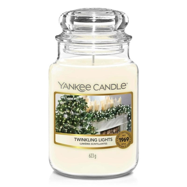 Yankee Candle Classic Large Twinkling Lights 623g in the group BEAUTY & HEALTH / Fragrance & Perfume / Other fragrances / Scented candles at TP E-commerce Nordic AB (C11251)