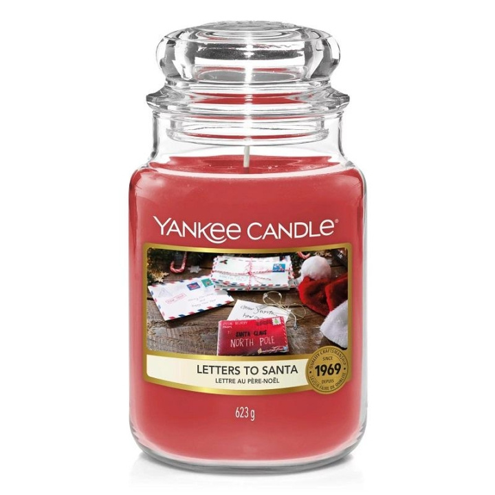 Yankee Candle Classic Large Letters To Santa 623g in the group BEAUTY & HEALTH / Fragrance & Perfume / Other fragrances / Scented candles at TP E-commerce Nordic AB (C11254)