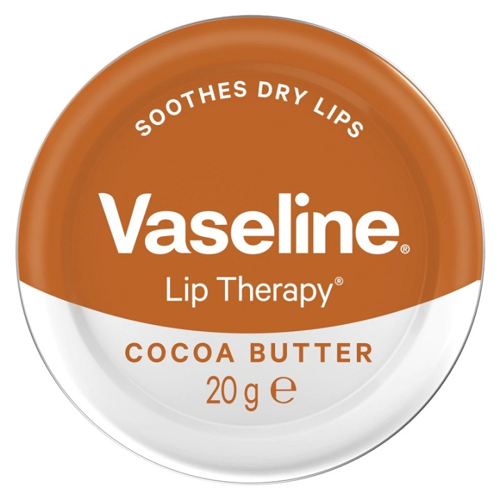 Vaseline Lip Therapy Petroleum Jelly Pot Cocoa 20g in the group BEAUTY & HEALTH / Makeup / Lips / Lip balm at TP E-commerce Nordic AB (C11526)