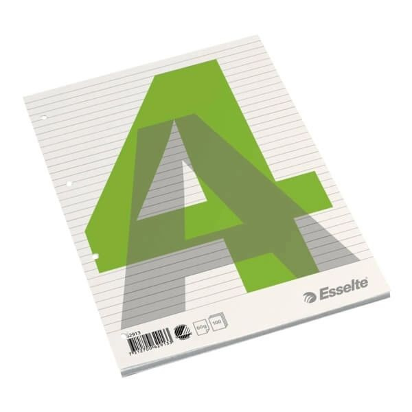 ESSELTE Kollegieblock A4 100 ark Linjerat in the group HOME, HOUSEHOLD & GARDEN / Office material / Paper & Pads at TP E-commerce Nordic AB (C11803)