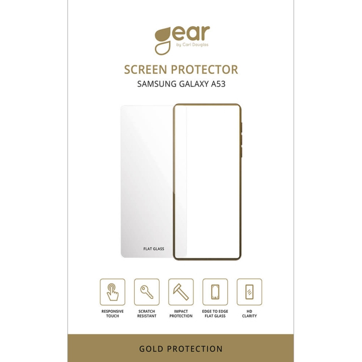 GEAR Screen Protector 2.5D Samsung Galaxy A53 in the group SMARTPHONE & TABLETS / Phone cases / Samsung at TP E-commerce Nordic AB (C11831)