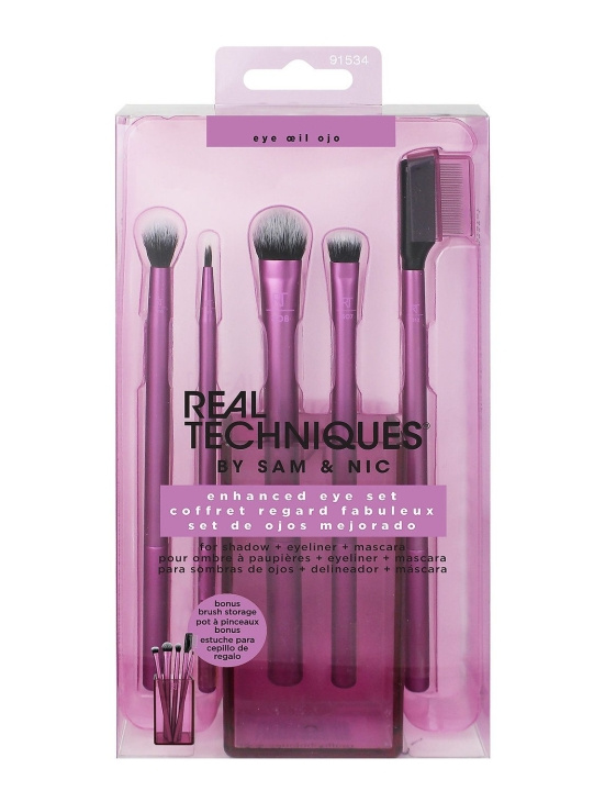 Real Techniques Enhanced Eye Set in the group BEAUTY & HEALTH / Makeup / Tools & Make up set / Brushes at TP E-commerce Nordic AB (C11832)