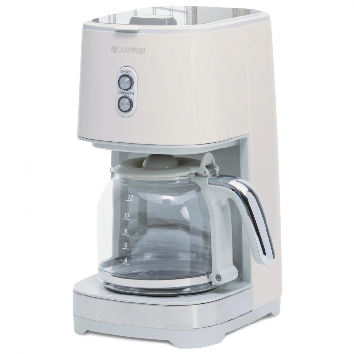 Champion Kaffebryggare Creme White Serie, Fyndvara in the group HOME, HOUSEHOLD & GARDEN / Household appliances / Coffee makers and accessories / Drip coffee makers at TP E-commerce Nordic AB (C11851D)