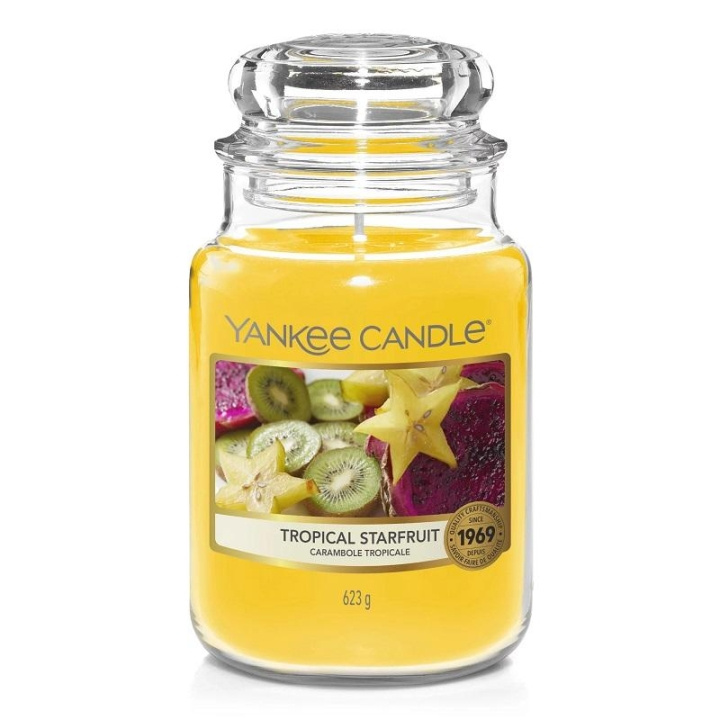 Yankee Candle Classic Large Jar Tropical Starfruit 623g in the group BEAUTY & HEALTH / Fragrance & Perfume / Other fragrances / Scented candles at TP E-commerce Nordic AB (C12951)