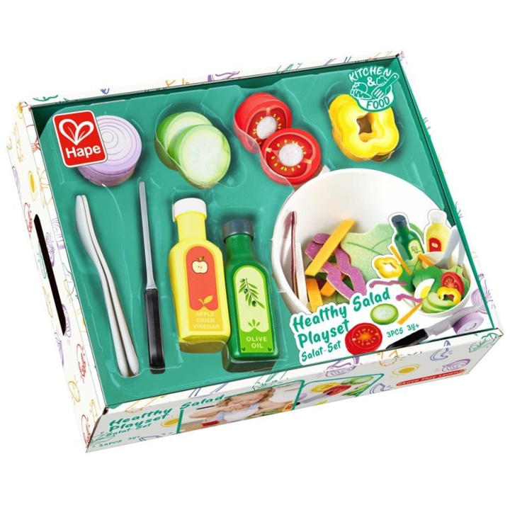 Hape Healthy Salad Playset in the group TOYS, KIDS & BABY PRODUCTS / Toys / Toys at TP E-commerce Nordic AB (C13198)