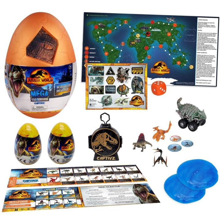 Jurassic World Captivz Dominion Mega Egg in the group TOYS, KIDS & BABY PRODUCTS / Toys / Toys at TP E-commerce Nordic AB (C13234)