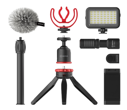 BOYA Vlogging Kit 2 in the group HOME ELECTRONICS / Audio & Picture / Handheld Microphones at TP E-commerce Nordic AB (C13964)