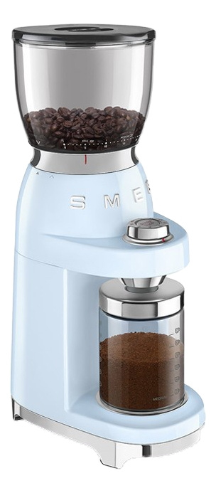 SMEG Coffee grinder pastel blue in the group HOME, HOUSEHOLD & GARDEN / Household appliances / Coffee makers and accessories / Coffee grinders at TP E-commerce Nordic AB (C14581)