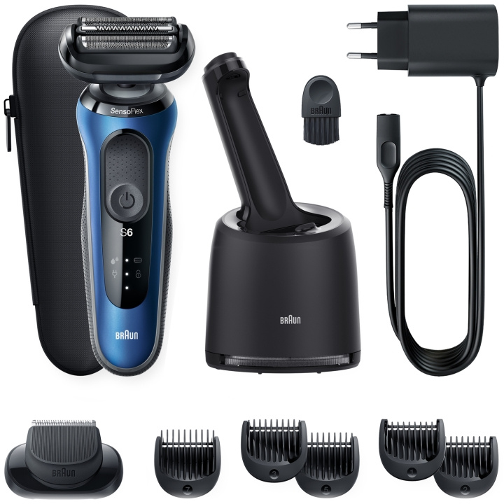 Braun Rakapparat Series 6 61-B7500C in the group BEAUTY & HEALTH / Hair & Styling / Shaving & Trimming / Shavers at TP E-commerce Nordic AB (C15187)