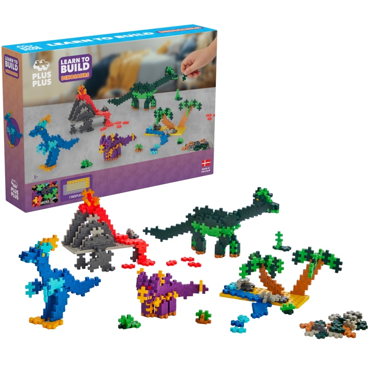 Plus Plus Learn To Build Dinosaurs in the group TOYS, KIDS & BABY PRODUCTS / Toys / Building toys / Toy blocks at TP E-commerce Nordic AB (C15343)