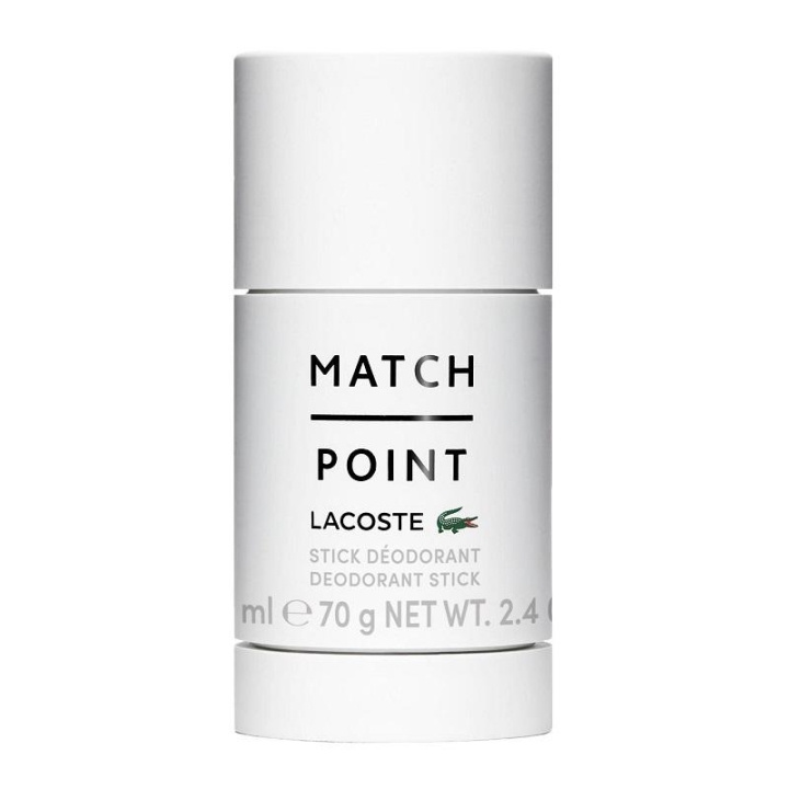 Lacoste Match Point Deodorant Stick 75ml in the group BEAUTY & HEALTH / Fragrance & Perfume / Deodorants / Deodorant for women at TP E-commerce Nordic AB (C15448)