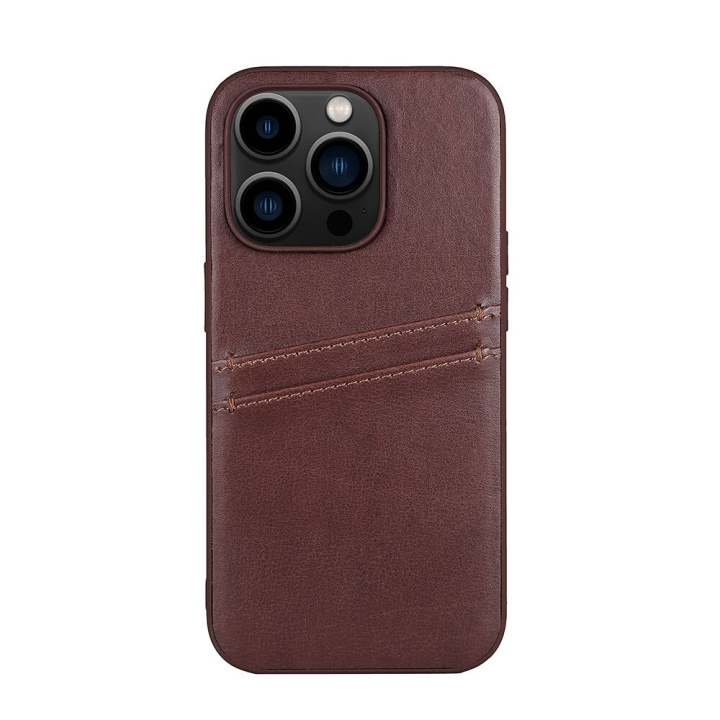 Buffalo Phone Case PU Brown - iPhone 14 Pro in the group SMARTPHONE & TABLETS / Phone cases / Apple / iPhone 14 at TP E-commerce Nordic AB (C15707)