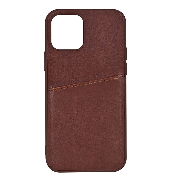 Buffalo Phone Case PU 1 Card iPhone 13 Mini Brown in the group SMARTPHONE & TABLETS / Phone cases / Apple / iPhone 13 Mini / Cases at TP E-commerce Nordic AB (C15725)