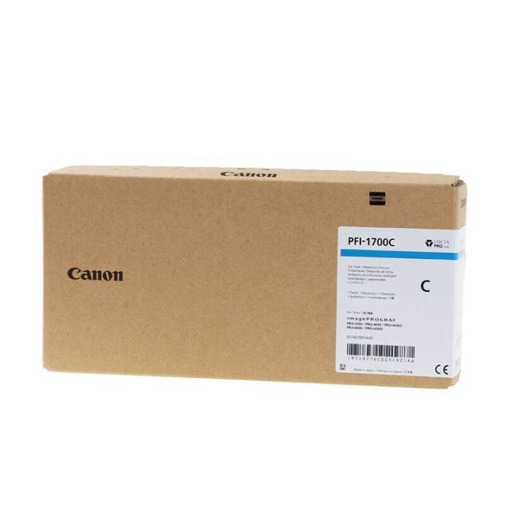 Canon Ink 0776C001 PFI-1700 Cyan in the group COMPUTERS & PERIPHERALS / Printers & Accessories / Ink & Toner / Ink cartridges / Canon at TP E-commerce Nordic AB (C15902)