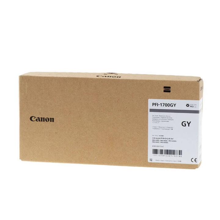 Canon Ink 0781C001 PFI-1700 Grey in the group COMPUTERS & PERIPHERALS / Printers & Accessories / Ink & Toner / Ink cartridges / Canon at TP E-commerce Nordic AB (C15907)