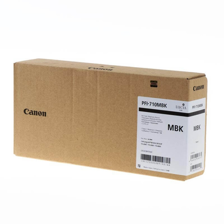 Canon Ink 2353C001 PFI-710 Matte Black in the group COMPUTERS & PERIPHERALS / Printers & Accessories / Ink & Toner / Ink cartridges / Canon at TP E-commerce Nordic AB (C16014)