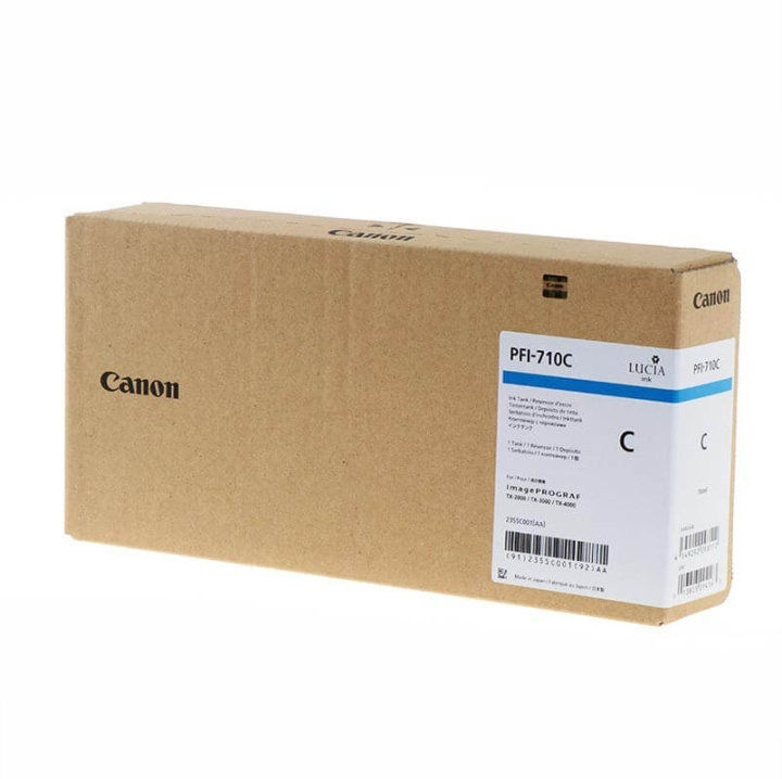 Canon Ink 2355C001 PFI-710 Cyan in the group COMPUTERS & PERIPHERALS / Printers & Accessories / Ink & Toner / Ink cartridges / Canon at TP E-commerce Nordic AB (C16016)