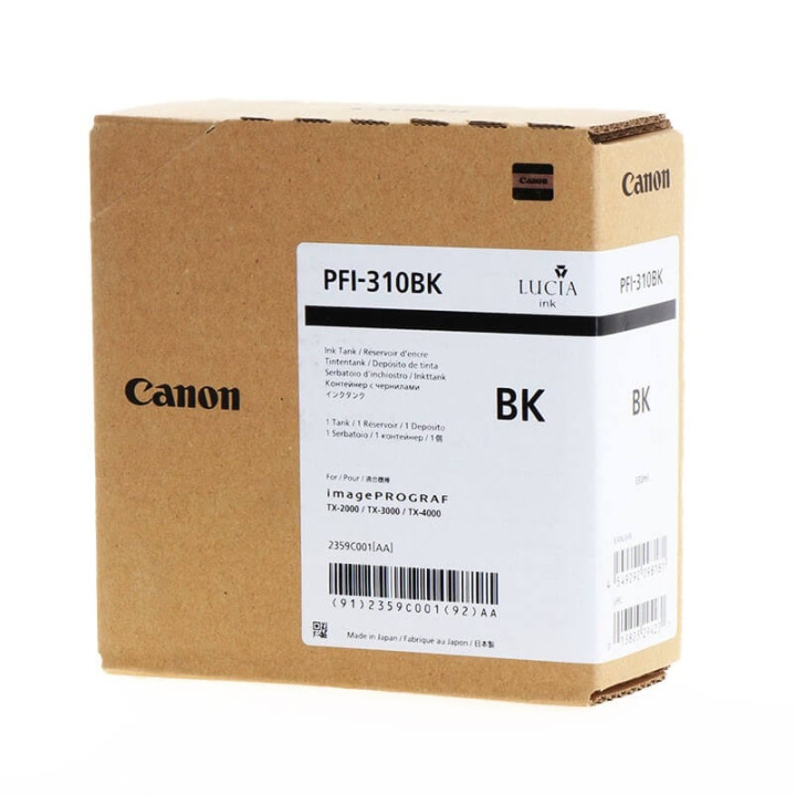 Canon Ink 2359C001 PFI-310 Black in the group COMPUTERS & PERIPHERALS / Printers & Accessories / Ink & Toner / Ink cartridges / Canon at TP E-commerce Nordic AB (C16020)