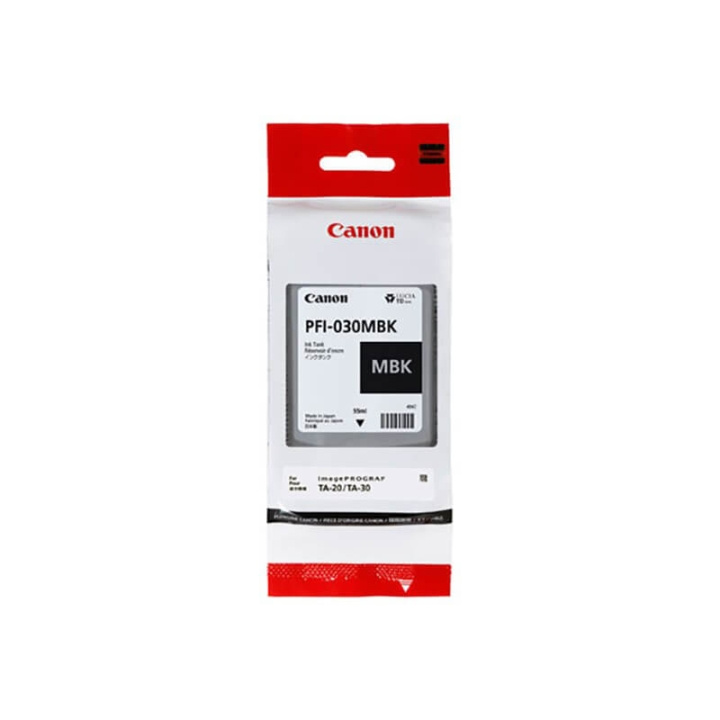 Canon Ink 3488C001 PFI-030 Matte Black in the group COMPUTERS & PERIPHERALS / Printers & Accessories / Ink & Toner / Ink cartridges / Canon at TP E-commerce Nordic AB (C16047)