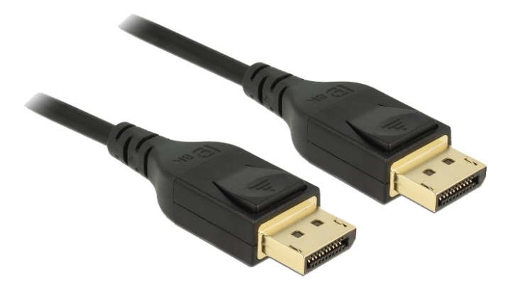 DisplayPort cable 8K 60 Hz 1m DP 8K certified in the group COMPUTERS & PERIPHERALS / Computer cables / DisplayPort / Cables at TP E-commerce Nordic AB (C17686)