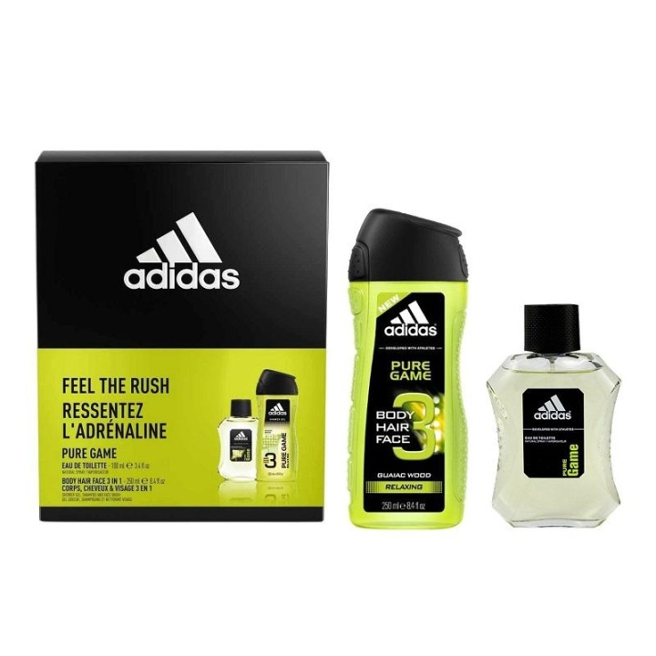 Giftset Adidas Pure Game Duo Edt 100 ml + Shower Gel 250 ml in the group BEAUTY & HEALTH / Gift sets / Gift sets for him at TP E-commerce Nordic AB (C19946)