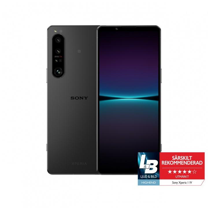 SONY Xperia 1 Mk4 5G 256GB Black in the group SMARTPHONE & TABLETS / Mobile phones & smartphones at TP E-commerce Nordic AB (C20712)