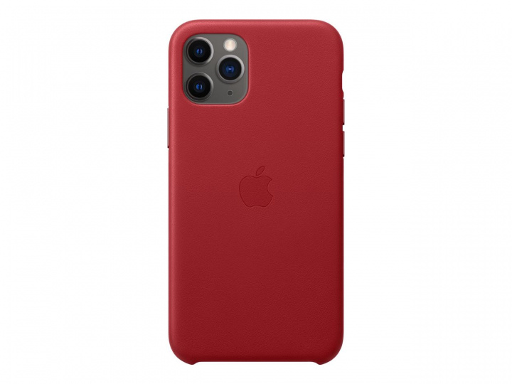 Apple Iphone 11 Pro Leather Case Red in the group SMARTPHONE & TABLETS / Phone cases / Apple / iPhone 11 Pro / Cases at TP E-commerce Nordic AB (C20944)