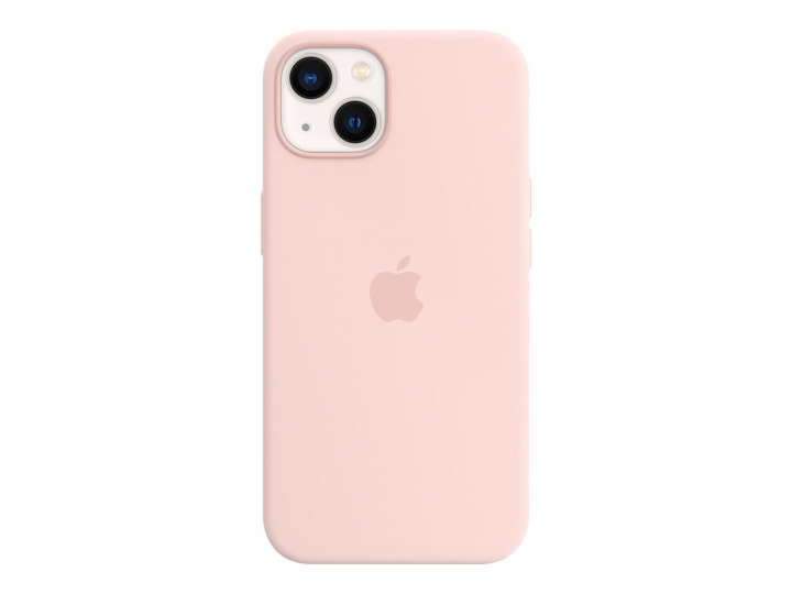 Apple iPhone 13 Silicone Case with MagSafe  Chalk Pink in the group SMARTPHONE & TABLETS / Phone cases / Apple / iPhone 13 / Cases at TP E-commerce Nordic AB (C21084)