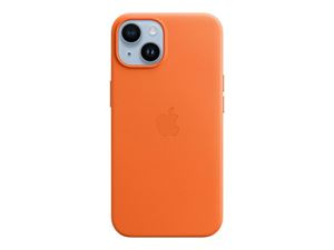 Apple iPhone 14 Leather Case with MagSafe - Orange in the group SMARTPHONE & TABLETS / Phone cases / Apple / iPhone 14 at TP E-commerce Nordic AB (C21114)