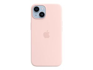 Apple iPhone 14 Silicone Case with MagSafe - Chalk Pink in the group SMARTPHONE & TABLETS / Phone cases / Apple / iPhone 14 at TP E-commerce Nordic AB (C21223)