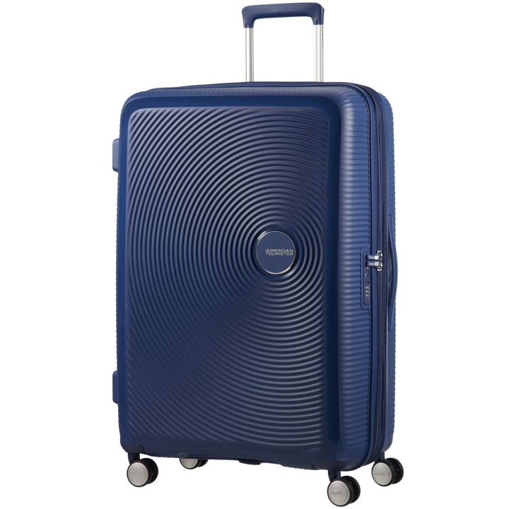 American Tourister Soundbox Resväska 77 Exp. Midnight Navy in the group Sport, leisure & Hobby / Travel accessories / Suitcases at TP E-commerce Nordic AB (C22193)