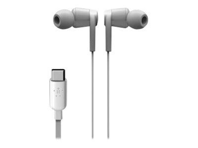 Belkin Usb-C In-Ear Headphone White in the group HOME ELECTRONICS / Audio & Picture / Headphones & Accessories / Headphones at TP E-commerce Nordic AB (C22225)