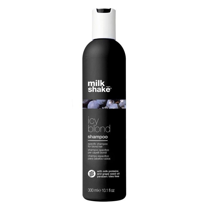 milk_shake Icy Blond Shampoo 300ml in the group BEAUTY & HEALTH / Hair & Styling / Hair care / Hair Dye / Silver shampoo at TP E-commerce Nordic AB (C23042)