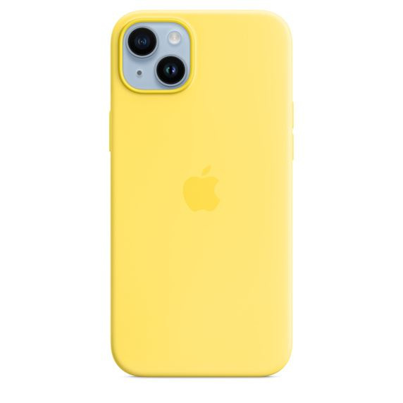 Apple Iphone 14 Plus Silicone Case With Magsafe - Canary Yellow in the group SMARTPHONE & TABLETS / Phone cases / Apple / iPhone 14 at TP E-commerce Nordic AB (C23084)