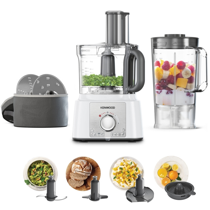 Kenwood Matberedare FDP65.450WH MultiPro Express in the group HOME, HOUSEHOLD & GARDEN / Household appliances / Food processor & Kitchen appliances / Food processors at TP E-commerce Nordic AB (C23219)