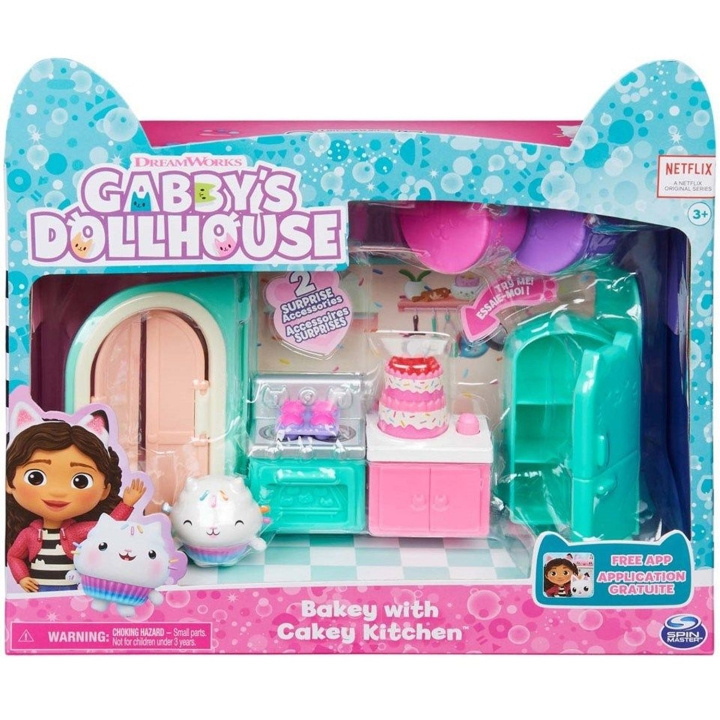 Gabbys Dollhouse Deluxe Room - Cakey\'s Kitchen in the group TOYS, KIDS & BABY PRODUCTS / Toys / Toys at TP E-commerce Nordic AB (C23377)