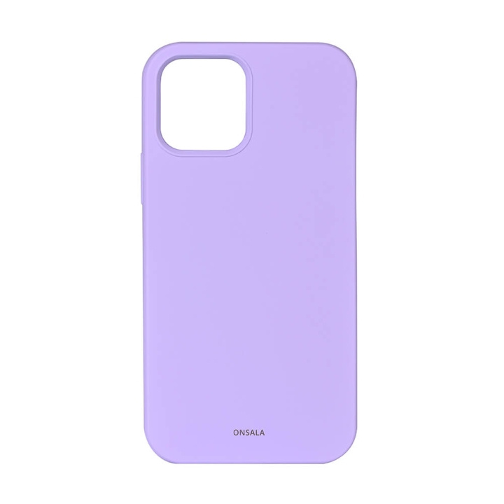 Onsala Phone Case Silicone Purple - iPhone 12/12 Pro in the group SMARTPHONE & TABLETS / Phone cases / Apple / iPhone 12 / Cases at TP E-commerce Nordic AB (C23599)