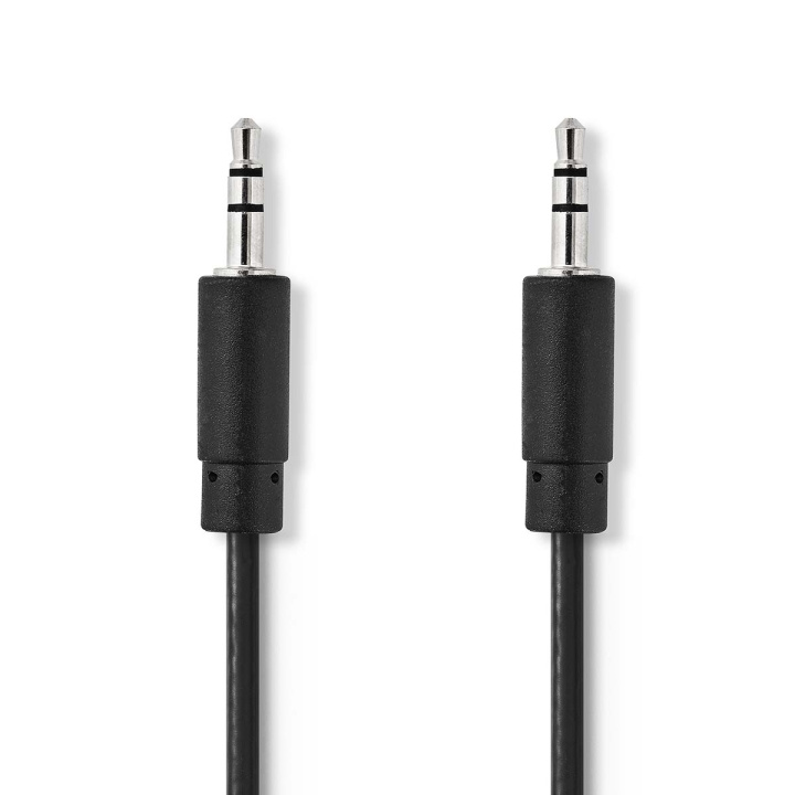 Nedis Stereo Audio Cable | 3.5 mm Male | 3.5 mm Male | Nickel Plated | 2.00 m | Round | Black | Box in the group HOME ELECTRONICS / Audio & Picture / Speakers & accessories / Accessories at TP E-commerce Nordic AB (C23759)