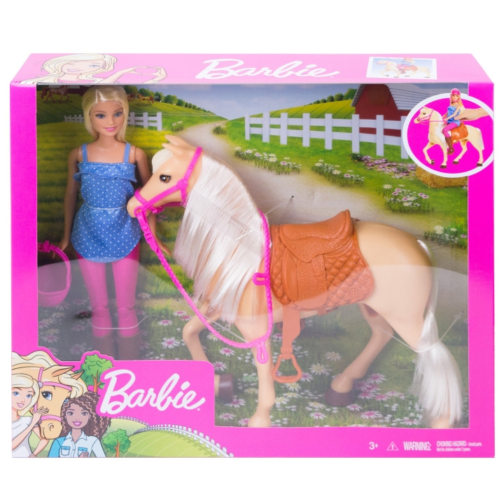 Barbie Doll and Horse in the group TOYS, KIDS & BABY PRODUCTS / Toys / Docks & Accessories at TP E-commerce Nordic AB (C25307)