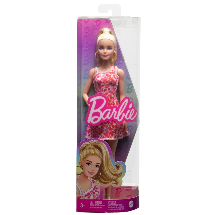 Barbie Fashionista Doll - Pink Floral Dress in the group TOYS, KIDS & BABY PRODUCTS / Toys / Docks & Accessories at TP E-commerce Nordic AB (C25309)