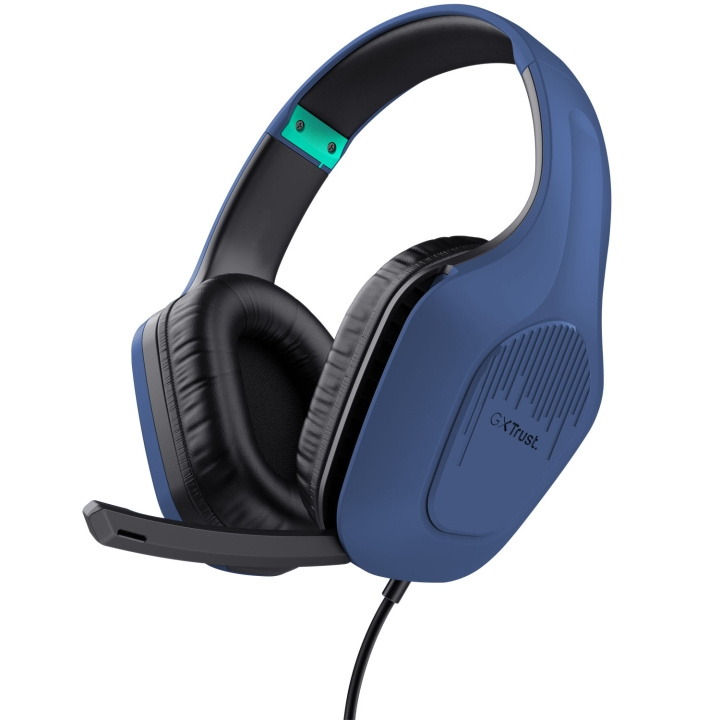 Trust GXT 415B Zirox Gaming Headset Blå in the group COMPUTERS & PERIPHERALS / GAMING / Headset at TP E-commerce Nordic AB (C25457)