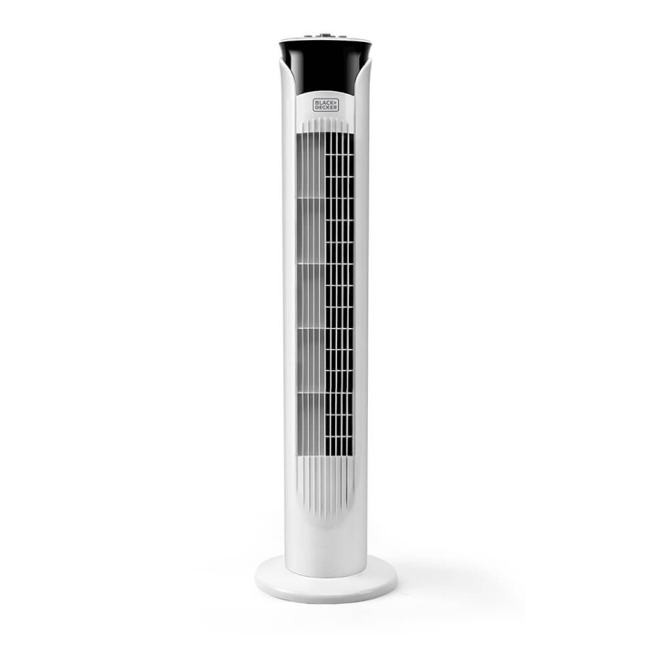 BLACK+DECKER Tower Fan White 81cm in the group HOME, HOUSEHOLD & GARDEN / Fans & Climate products / Tower Fans at TP E-commerce Nordic AB (C25768)