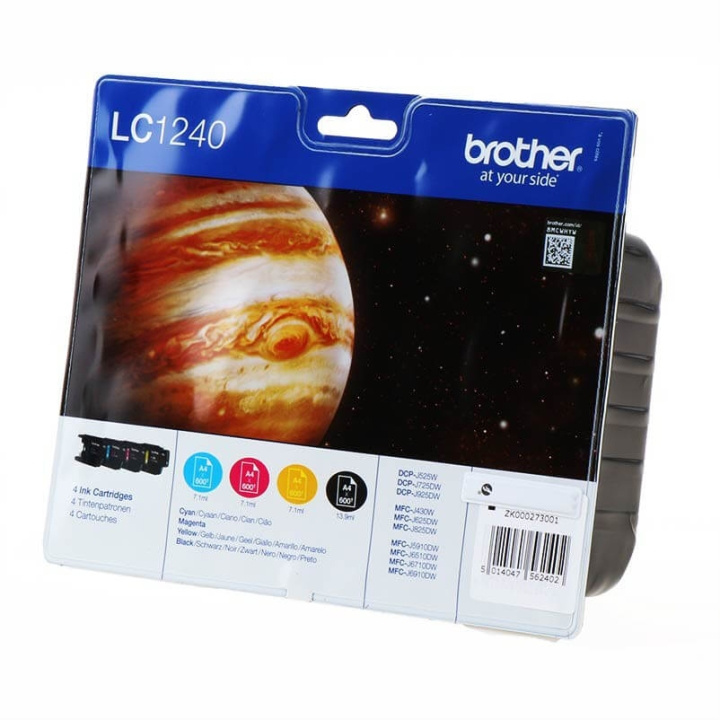 Brother Ink LC1240VALBPDR LC-1240 Multipack in the group COMPUTERS & PERIPHERALS / Printers & Accessories / Ink & Toner / Drums / Brother at TP E-commerce Nordic AB (C26040)