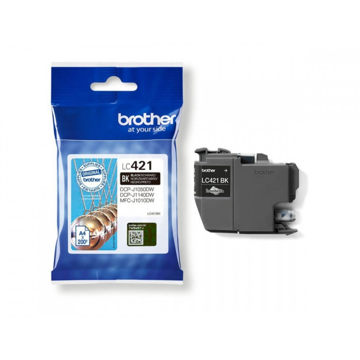 Brother Ink LC421BK LC-421 Black in the group COMPUTERS & PERIPHERALS / Printers & Accessories / Ink & Toner / Toner / Brother at TP E-commerce Nordic AB (C26147)