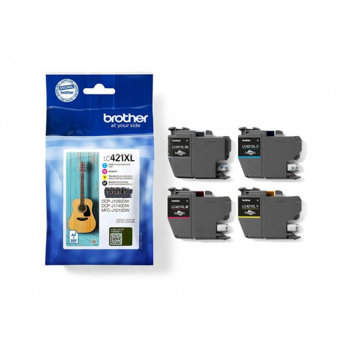 Brother Ink LC421XLVAL LC-421XL Multipack in the group COMPUTERS & PERIPHERALS / Printers & Accessories / Ink & Toner / Toner / Brother at TP E-commerce Nordic AB (C26154)