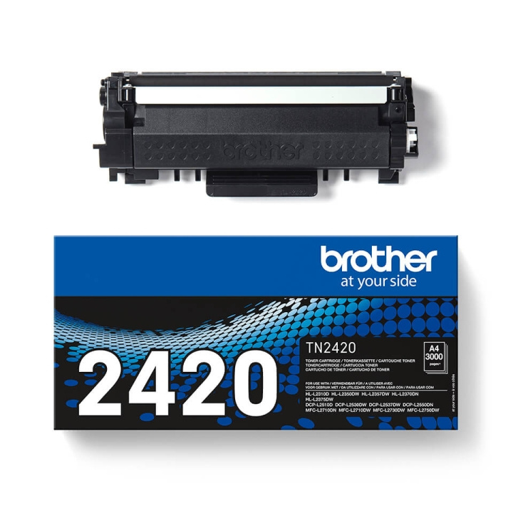 Brother Toner TN2420 TN-2420 Black in the group COMPUTERS & PERIPHERALS / Printers & Accessories / Ink & Toner / Toner / Brother at TP E-commerce Nordic AB (C26196)