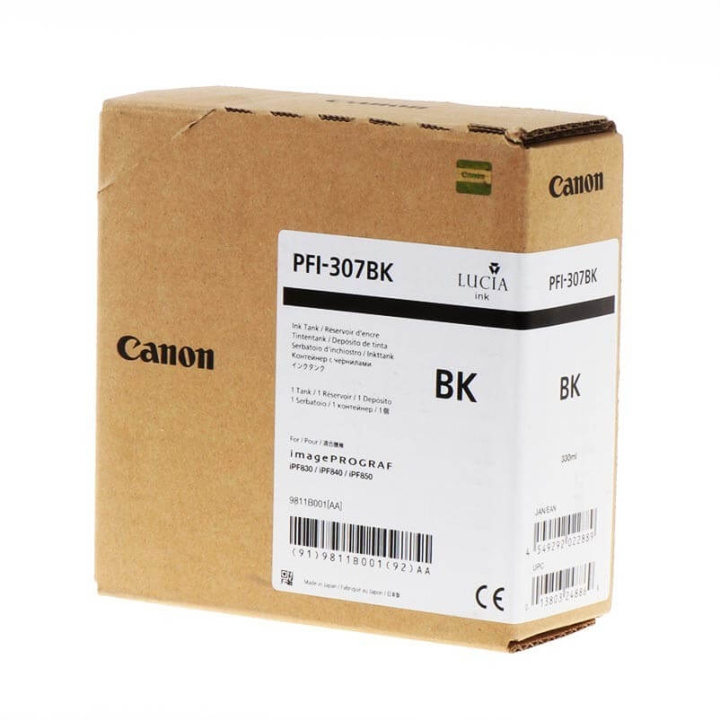 Canon Ink 9811B001 PFI-307 Black in the group COMPUTERS & PERIPHERALS / Printers & Accessories / Ink & Toner / Toner / Canon at TP E-commerce Nordic AB (C26351)