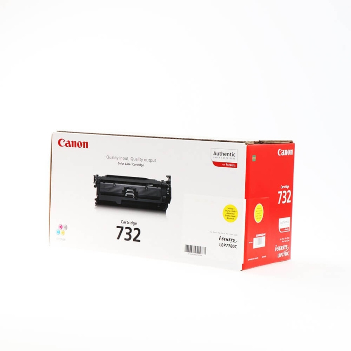 Canon Toner 6260B002 732 Yellow in the group COMPUTERS & PERIPHERALS / Printers & Accessories / Ink & Toner / Toner / Canon at TP E-commerce Nordic AB (C26560)